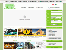 Tablet Screenshot of pablotours.com